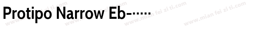 Protipo Narrow Eb字体转换